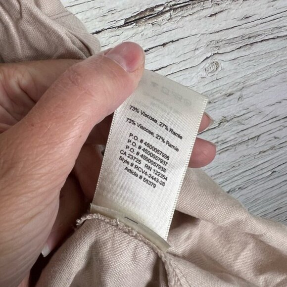 Wilfred Aritzia Bertillon Blouse Blush top cream size xs oversized - Picture 5 of 6